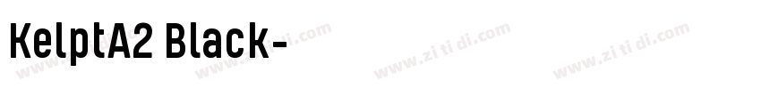 KelptA2 Black字体转换